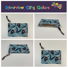 Zip Clutch / Purse / Bag / Pouch - Kookaburra Zip Clutch / Purse / Bag / Pouch - Kookaburra
